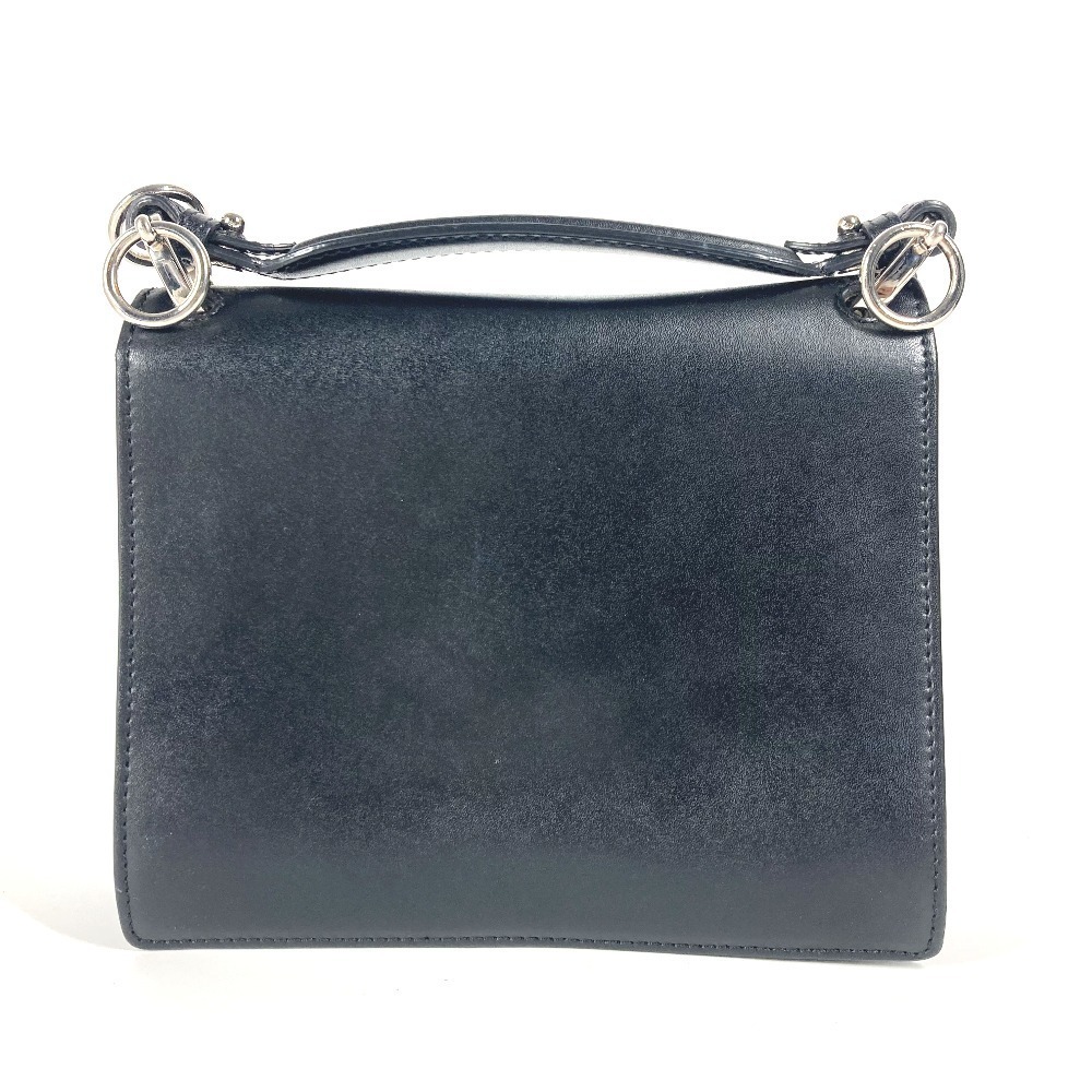 Fendi leather handbag com blue dot